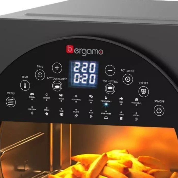 سرخ کن دوالمنت اون برگامو اصل ترکیه مدل BG-AFO6440A16D (بسیارباکیفیت)(16لیتر) تولید و مونتاژ کشور ترکیه