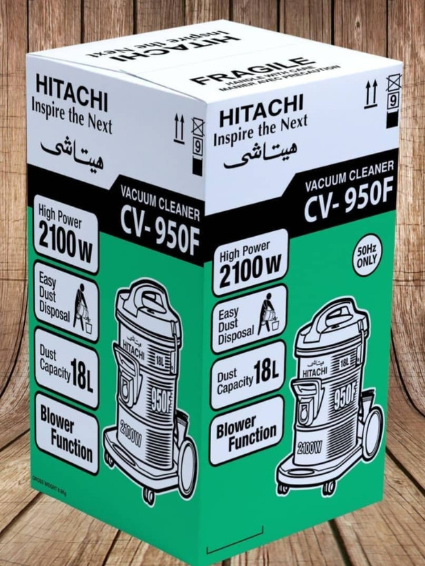 جارو برقی سطلی هیتاچی CV-950F (تحویل 3 الی 4 ساعت در تهران) Hitachi (ارسال به تمام شهرها باربری)