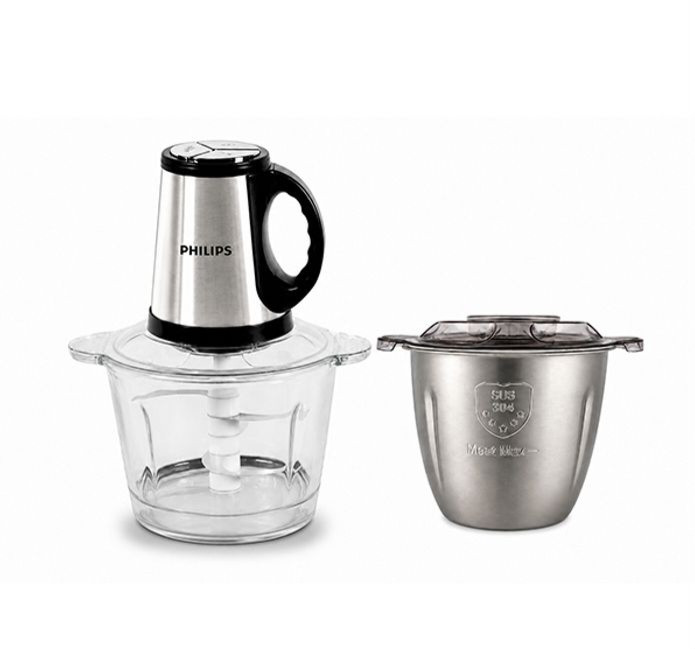 خردکن دوکاسه فیلیپس حرفه ایی مدل S-226 با سیرپوست کن برندحک شده فیلیپس روی موتور(برای خریدتعدادباقیمت کمترتماس بگیرید)( محصول جدید کمپانی فیلیپس2026) (شش پره تیغه طلایی)(3800 وات) PHILIPS